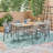 Beckham 6 - Person Wicker Patio Dining Set with Rectangular Table-36375724