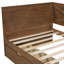 Lit de jour simple en bois avec 2 tiroirs et garde-corps rustique-1388398645