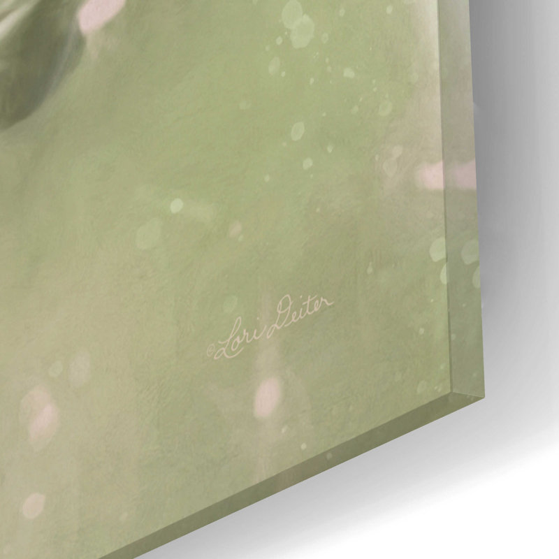 «Springtime Robin» par Lori Deiter - impression sans cadre, H 12 po x l 12 po x P 0,13 po