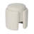 Nowata Teddy Fleece Boucle Upholstered Ottoman Stool-1216785972