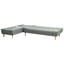 4 Seater Linen Sofa Bed-635508537