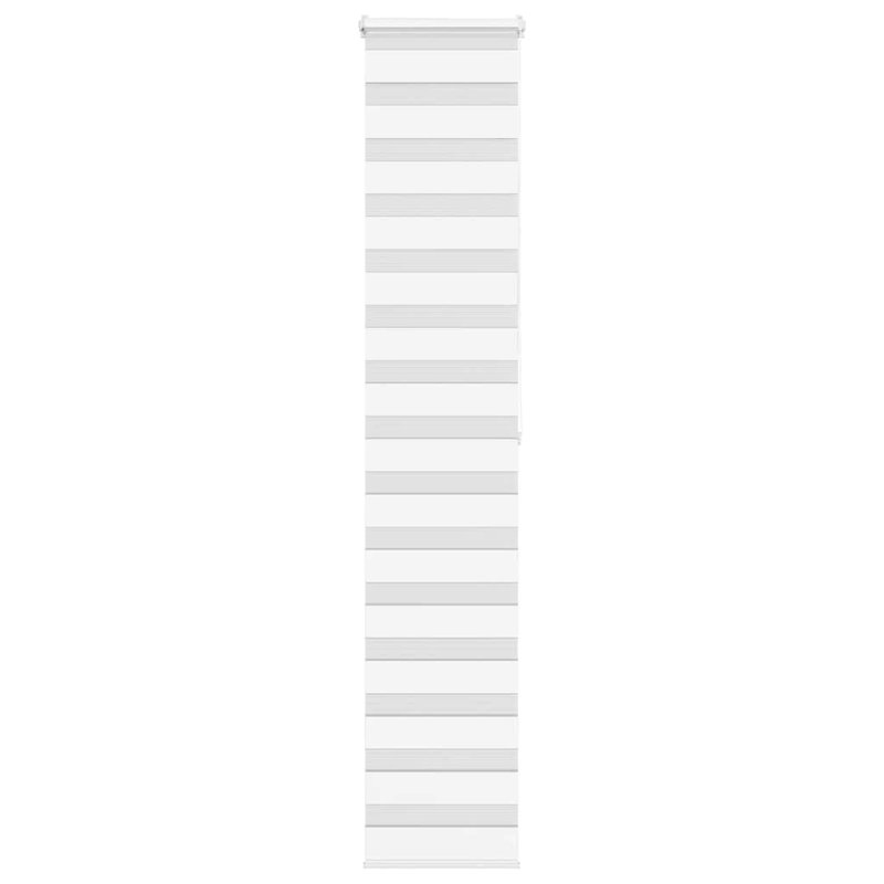 George Oliver Zebra Blind Polyester, 45cmW x 200cmL, White