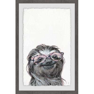 Fisk 'Shaggy Sloth' Framed Print