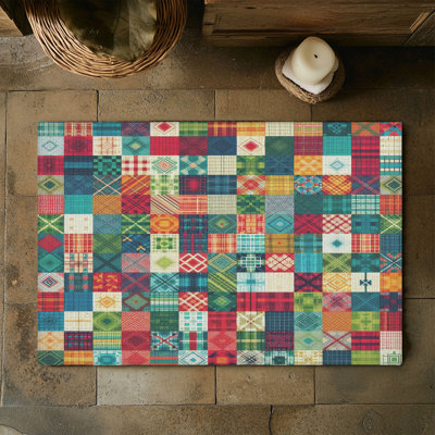 Tapis tressé de la collection Cozy Plaid