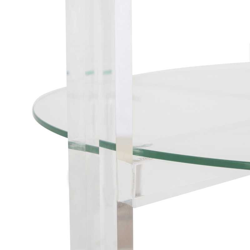 Jules 2 Tier Acrylic Bar Cart