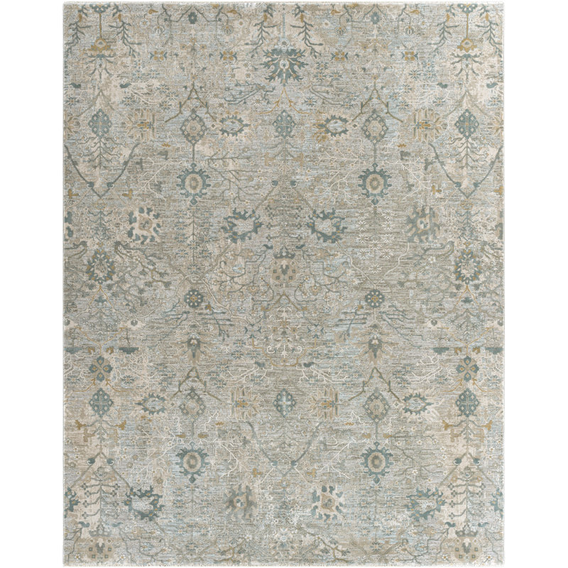 Aicha Floral Indoor Rug, Rectangle 12' x 15'