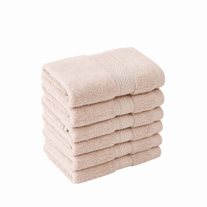  Ensembles de serviettes Regal, Essuie-mains - paquet de 6, Rosé