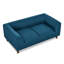 Canapé rectangulaire confortable et moderne avec dossier et accoudoirs, parfait pour les petits et moyens chiens-1279015674