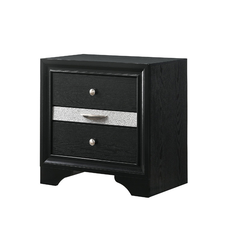Table de chevet moderne et luxueuse 1 pièce Glam
