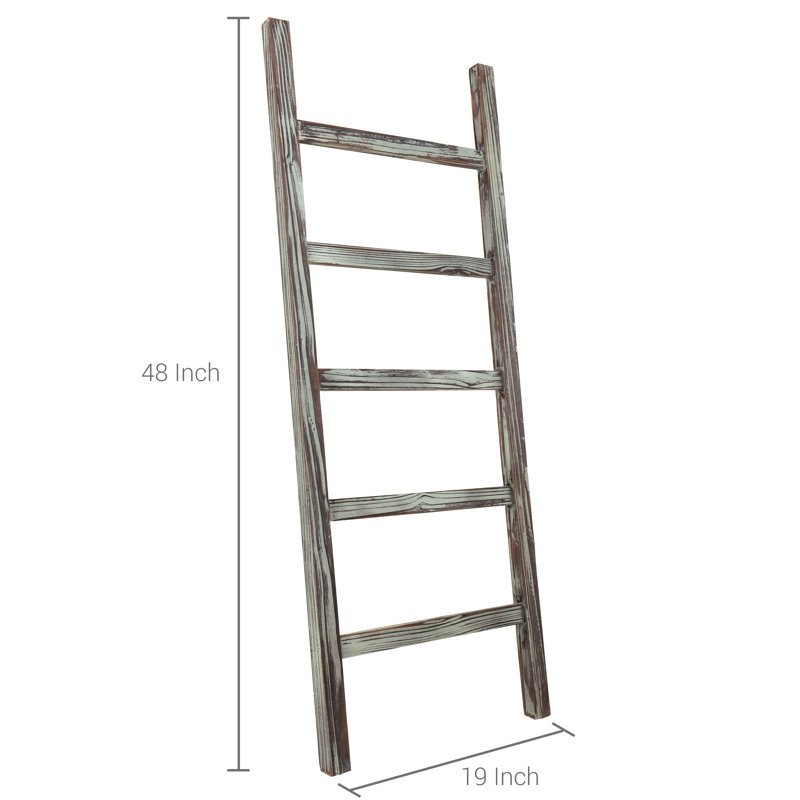 Échelle de couverture murale en bois 4 pi