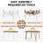 12x12 ft Pop-Up Canopy Gazebo with Mosquito Netting & Curtains, 2-Tier Vented Top, UPF 50+ UV Protection for Patio, Backyard, Party, Camping-124931376-124931377