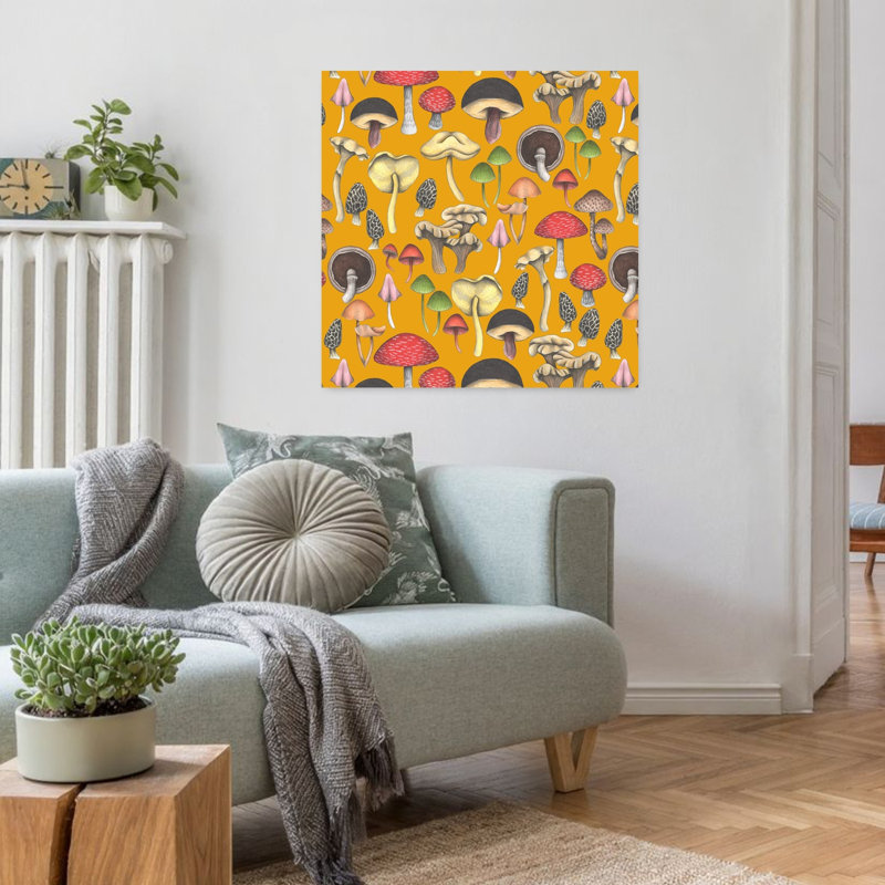 Art contemporain rétro, art automnal, H 32 po x l 32 po