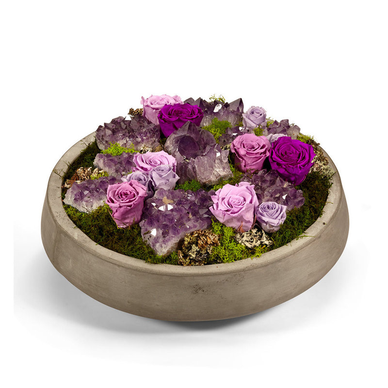 Roses Floral Arrangement in Planter