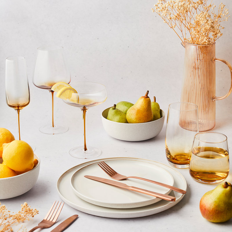 Quartz 12 Pc Dinnerware Set, Service for 4