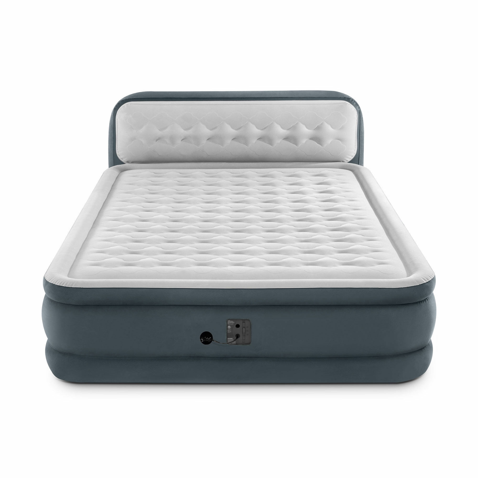 Intex Dura-Beam Deluxe Ultra Plush Headboard Queen Mattress with Built-In Pump & Reviews | Wayfair