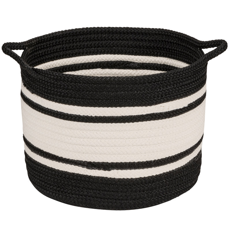 Panier en polypropylène Outland, Noir, H 18 po x l 20 po x P 20 po