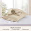 Ensemble de draps à bonnet profond - s'adapte aux matelas jusqu'à 21 pouces d'épaisseur - ensemble de draps GentleSoft, évacuation de l'humidité, draps et taies d'oreiller doux et rafraîchissants, ajustement facile et sécuritaire-105311090-105311089