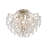Myria 3-light 15.8'' Crystal Semi Flush Mount-1036357965