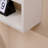 Bookshelf, Freestanding Wood Open Bookcase with 5 Cubes, with 2 keyhole hangers, Office Décor Rectangular Storage Shelf