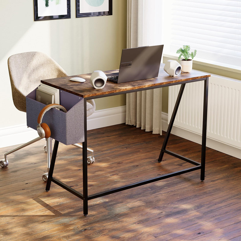 Small Computer Desk, Dark Wood