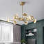 Lustre de style européen de luxe à 12 têtes en forme d'anneau