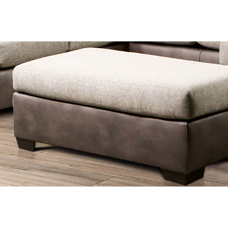 Brun et tissu d'ameublement de style contemporain, pieds fuselés en plastique, matériaux en microfibre d'aspect lin, l 38 po x l 17 po, avec finition à deux tons, tissu, profondeur de 38 pouces