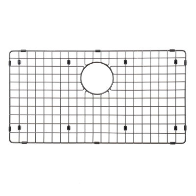 Starstar Sinks Protector Matte Black 304 Stainless Steel Kitchen Sink Bottom Grid, Rack (26 L X 15 W)