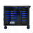 12-Layer Drawer Multi-Purpose Tool Car, With Wheels, Iron Top