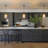 Single Light Clear Ribbed Glass Pendant Light