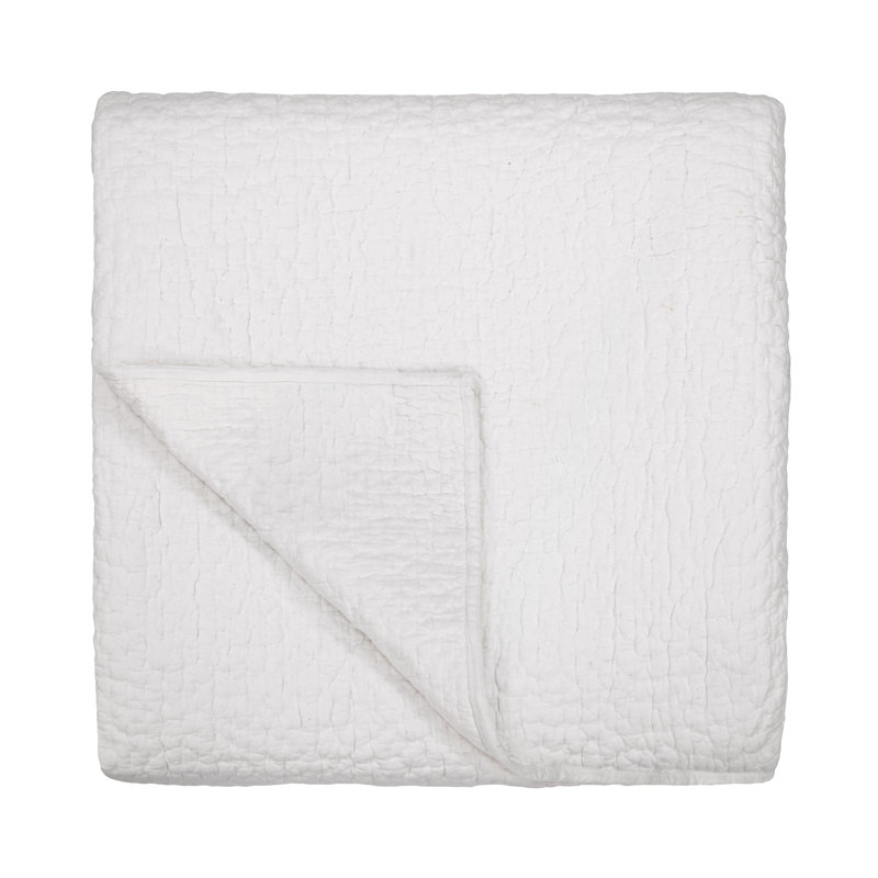 Danica 100% Cotton White King Quilt, King