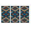 Tribal aztèque géométrique - ensemble d'art moderne sur toile encadrée moderne de 3-543789990-543790014