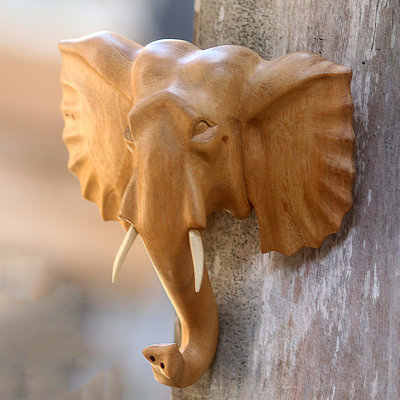 Handmade Traditional Animals Wall Decor on Wood