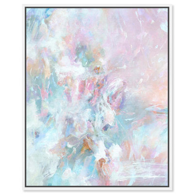 Yuliya - art mural Glam sur toile par Art Remedy, cadre blanc, 16 x 20