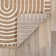 Contemporary Stripe Arch Design Area Rug