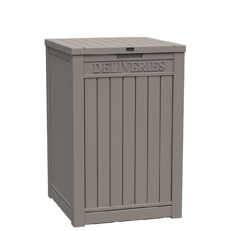 Boîte de livraison de colis, taupe pâle
