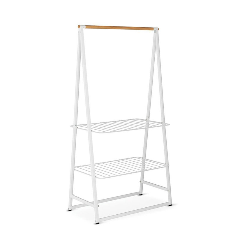 Brabantia Linn Clothes Rack, 190cm H x 99.5cm W x 57cm D, White