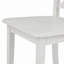 Ensemble de table et chaises de salle à manger 5 pièces pour 4 personnes, table de cuisine en bois massif avec 4 chaises-2012334165
