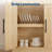 Farmhouse Modern Sideboard Buffet Cabinet with 2- or 4-Doors, Wood Storage Console, Multi-Functional Coffee Bar