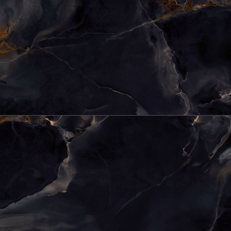 Carreau onyx Eclipse, Noir mat