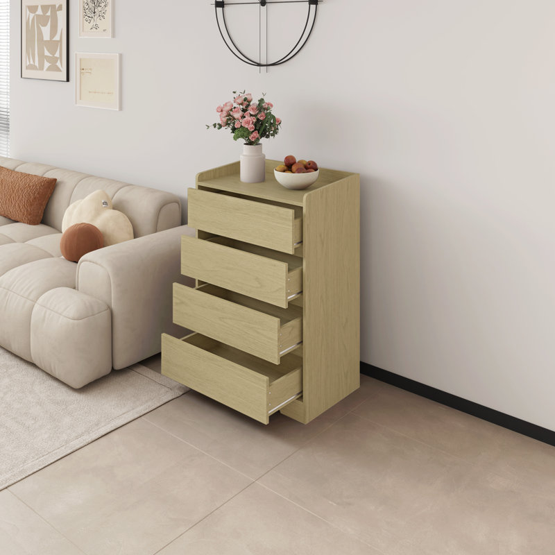 Romeon 4 - Drawer Accent chest, Wood