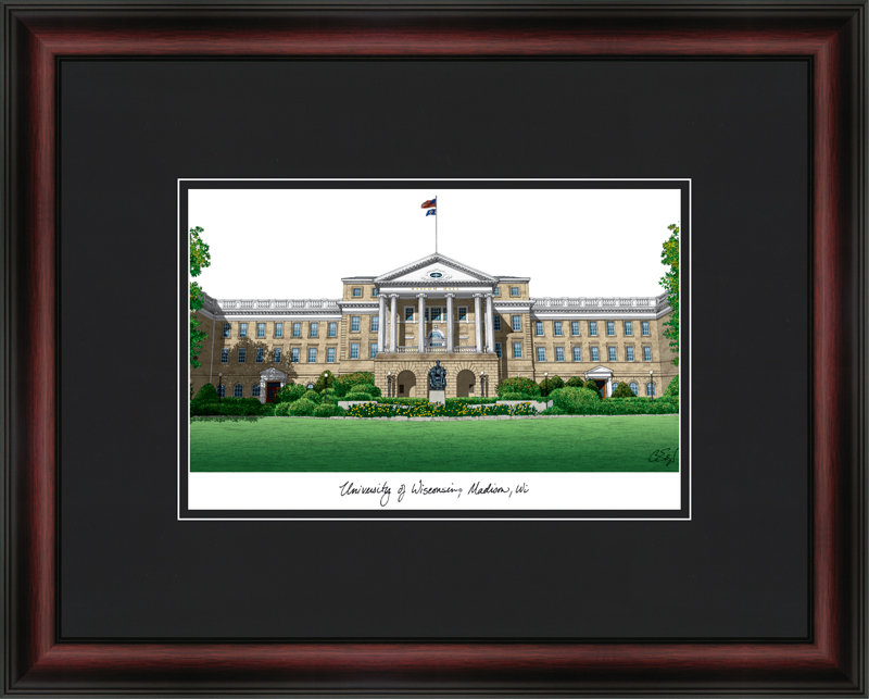 NCAA Wisconsin Badgers Academic Lithograph Picture Frame