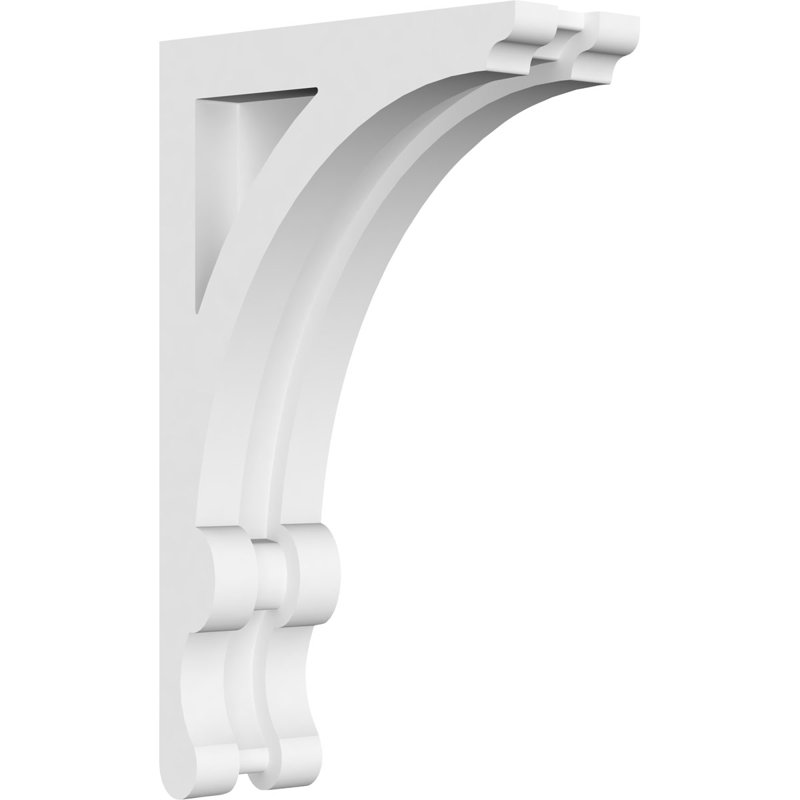 1 7/8"W X 5"D X 8"H Legacy Architectural Grade PVC Corbel, 8" H  x  5" D  x  1.875" W