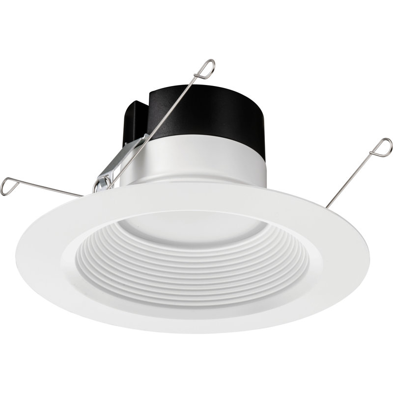 6-Inch White Aluminum LED Recessed Lighting Kit