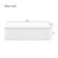 Banc de rangement rembourré en velours côtelé-106489575