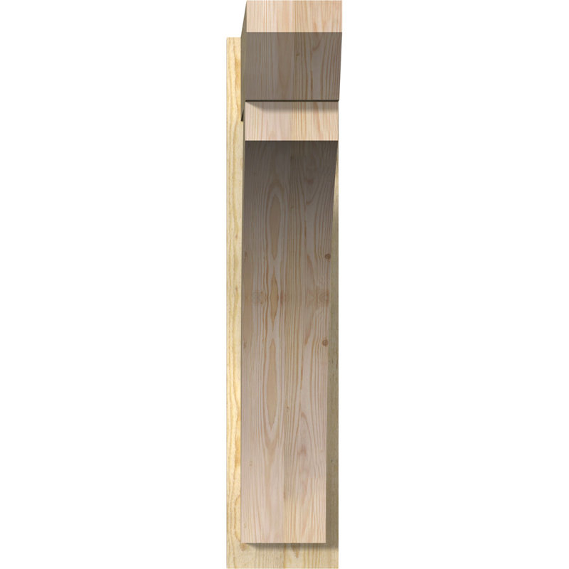 Persienne en bois Thatton, P 30 po x H 38 po, Sapin Douglas de 5 1/2 po (lisse)