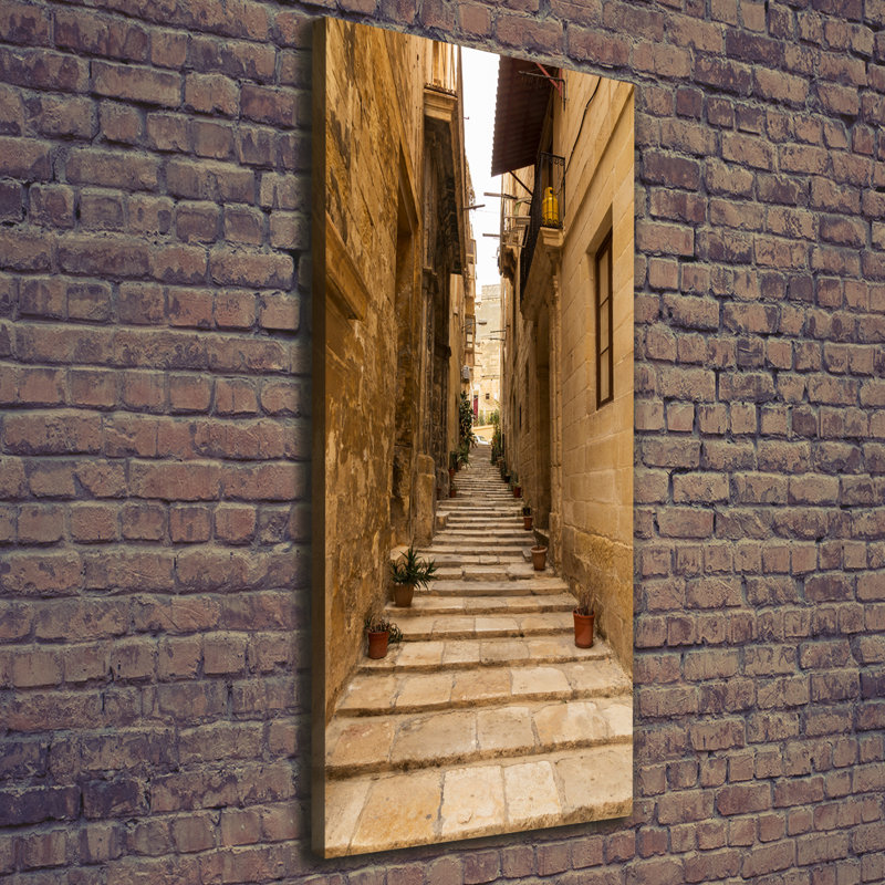 Streets In Malta - Wrapped Canvas Print