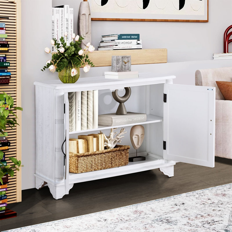 Console Alimah, Blanc antique