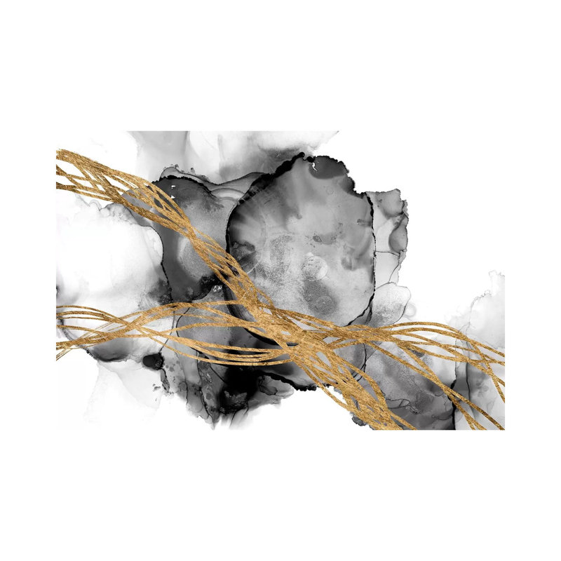 "Matrix undulation I" par Jennifer Goldberger-impression, Toile tendue, H 8 po x l 12 po x P 0,75 po