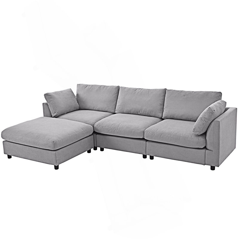 Canapé modulaire Upholstery, canapé en L avec méridienne réversible