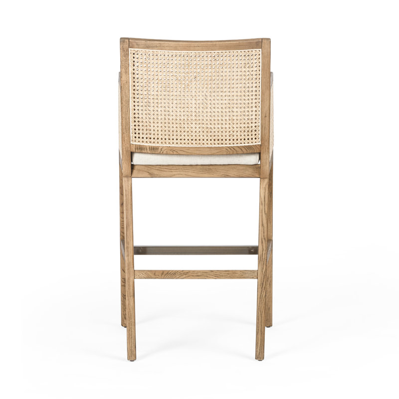 Antonia Counter & Bar Stool, Bar Stool (31.25" Seat Height), Natural, Beige